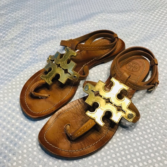 Tory Burch logo sandals - Picture 2 of 10